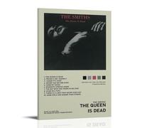 Poster su tela con immagine di The Queen Is Dead-The Smiths, decorazione artistica da appendere per la casa, per bar, decorazione artistica da parete per interni ed interni, con cornice, stile 20 x 30