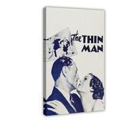 Poster su tela con immagine di The Thin Man, decorazione artistica da parete per soggiorno, camera da letto, 30 x 45 cm