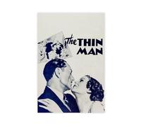 Poster su tela con immagine di The Thin Man, decorazione artistica da parete per soggiorno, camera da letto, 40 x 60 cm