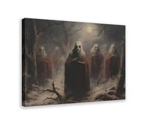 Poster su tela con incubo invernale, decorazione artistica da parete per soggiorno, camera da letto, 30 x 45 cm