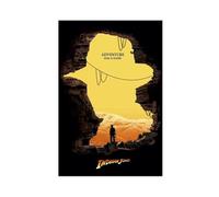 Poster su tela con Indiana Jones e il quadrante del destino, decorazione artistica da parete per soggiorno, camera da letto, 30 x 45 cm