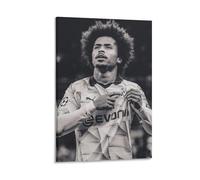 Poster su tela con Karim Adeyemi, stampa artistica da parete o da appendere, decorazione per la famiglia, 50 x 75 cm