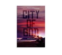 Poster su tela con la città di Dio, film e serie TV classici e meravigliosi, decorazione artistica da parete, per camera da letto, 40 x 60 cm, senza cornice