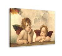 Poster su tela con Madonna Sistina di Raffaello, decorazione da parete per camera da letto, ufficio, stanza, regalo, 30 x 45 cm