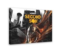 Poster su tela con motivo "Il secondo figlio" (1), decorazione per camera da letto, ufficio, camera da letto, regalo, 50 x 75 cm