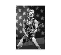 Poster su tela con musica di Bruce Springsteen, decorazione per camera da letto, sport, ufficio, camera da letto, regalo, senza cornice, 40 x 60 cm