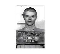 Poster su tela con musicista David Bowie, decorazione per camera da letto, sport, ufficio, stanza, regalo, senza cornice, 30 x 45 cm