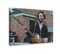 Poster su tela con Paul McCartney, decorazione per camera da letto, ufficio, camera da letto, regalo, 50 x 75 cm