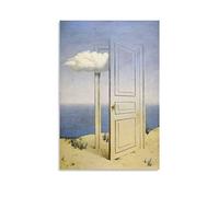 Poster su tela con pittura "La Vittoria (1939) di Rene Magritte, Poster su tela, decorazione per la casa moderna, idea regalo, 60 x 90 cm
