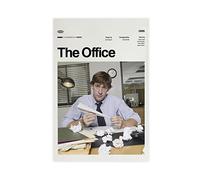 Poster su tela con scritta "Comedy The Office", decorazione per camera da letto, sport, ufficio, camera da letto, regalo, senza cornice, 30 x 45 cm