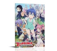 Poster su tela con scritta "I Was Reincarnated As The 7th Prince So I Can Take My Time Perfecting My Magical Ability Popolare", arte artistica da parete per camera da letto, 60 x 91,4 cm (60 x 90 cm