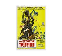 Poster su tela con scritta "Il giorno dei Triffidi" del 1962, decorazione per camera da letto, sport, ufficio, stanza, regalo, senza cornice, 40 x 60 cm