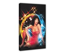 Poster su tela con scritta in lingua inglese "Thank God It's Friday (1978) Donna Summer Cult Musical Movie Poster decorazione per camera da letto, ufficio, camera da letto, regalo, 40 x 60 cm