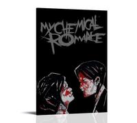 Poster su tela con scritta "My Chemical Romance Three Cheers for Sweet Revenge", stampa artistica da parete per casa, palestra, ufficio, camera da letto, decorazione da parete in stile retrò, 30 x 45
