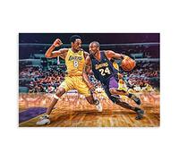 Poster su tela con scritta "Salute Kobe Bryant for Being A Great Basketball Player" per camera da letto, decorazione per ufficio, camera da letto, regalo, senza cornice, 30 x 45 cm
