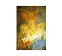 Poster su tela con scritta "The Apotheosis of the slavs by Alphonse Mucha", decorazione per camera da letto, paesaggio sportivo, ufficio, stanza, regalo, senza cornice, 61 x 91,4 cm