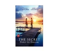 Poster su tela con scritta "The Secret Dare to Dream", decorazione per camera da letto, ufficio, camera da letto, regalo, 30 x 45 cm