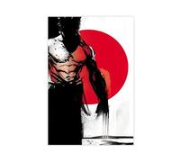Poster su tela con scritta "The Wolverine Summoned to Japan" (X-men), decorazione per camera da letto, per ufficio, camera da letto, regalo, senza cornice, 30 x 45 cm