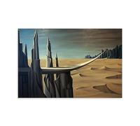 Poster su tela con stampa artistica da parete con immagine di Kay Sage Construction Ahead of 1940, decorazione per la casa, senza cornice, 50 x 75 cm
