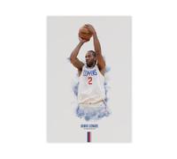 Poster su tela con stampa artistica da parete di Kawhi Leonard Basket, 30 x 45 cm