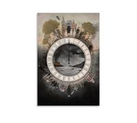 Poster su tela con stampa artistica da parete di Miss Peregrine's Home for Peculiar Children2, arte moderna per soggiorno, 20 x 30 cm, senza cornice