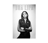 Poster su tela con stampa artistica da parete, modello Dua Lipa, 16 pezzi, 30 x 45 cm
