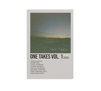 Poster su tela con stampa artistica da parete per stanza, motivo: One Takes Vol. 1 By Nothing, Nowhere", 50 x 75 cm, senza cornice