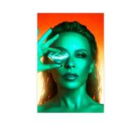 Poster su tela con stampa di Kylie Minogue Tension 85, decorazione per camera da letto, sport, ufficio, stanza, regalo, senza cornice, 50 x 75 cm