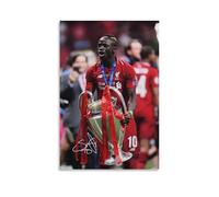 Poster su tela con stampa fotografica artistica di Sadio Mane, poster decorativo moderno per la casa, 30 x 45 cm