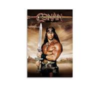 Poster su tela del film Conan il barbaro, arte da parete moderna per la camera da letto, per la camera da letto, musica e film, 40 x 60 cm, senza cornice