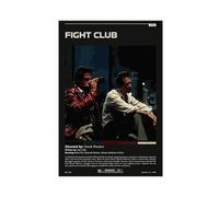 Poster su tela del film Fight Club, decorazione per camera da letto, sport, ufficio, camera da letto, regalo, senza cornice, 30 x 45 cm