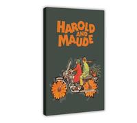Poster su tela del film Harold e Maude, decorazione per camera da letto, ufficio, camera da letto, regalo, 20 x 30 cm