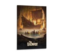 Poster su tela del film The Goonies, decorazione per camera da letto, soggiorno, pareti, 30 x 45 cm, stile cornice