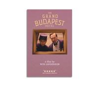 Poster su tela del film The Grand Budapest Hotel, decorazione per stanza, poster artistico per camera da letto e soggiorno, 40 x 60 cm, senza cornice