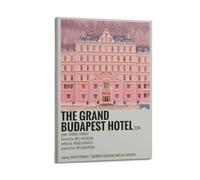 Poster su tela del film The Grand Budapest Hotel, decorazione per stanza, poster artistico per camera da letto e soggiorno, 20 x 30 cm, stile cornice