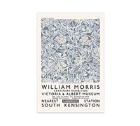 Poster su tela del Victoria and Albert Museum William Morris, decorazione per camera da letto, sport, ufficio, stanza, regalo, senza cornice, 30 x 45 cm