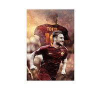 Poster su tela di Francesco Totti Football 6, decorazione artistica da parete per soggiorno e camera da letto, senza cornice, stile 40 x 60 cm
