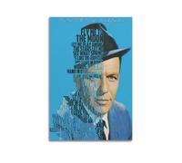 Poster su tela di Frank Sinatra Fly Me To The Moon, con stampa artistica da parete, per aule scolastiche, camera da letto, 30 x 45 cm, senza cornice
