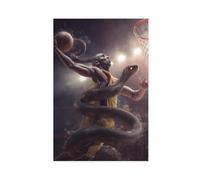 Poster su tela di Kobe Bryant The Mamba Within, decorazione per camera da letto, paesaggio decorativo, regalo, 30 x 45 cm