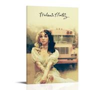 Poster su tela di Melanie Martinez, arte da parete moderna per la camera da letto, per la camera da letto, la musica e il film, 30 x 45 cm, con cornice