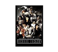 Poster su tela di Michael Jackson, decorazione per camera da letto, sport, ufficio, camera da letto, regalo, senza cornice, 30 x 45 cm