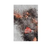 Poster su tela di Mike Tyson, motivo boxe (14), decorazione per camera da letto, sport, ufficio, camera da letto, regalo, senza cornice, 30 x 45 cm