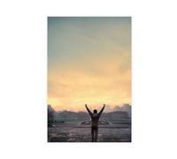 Poster su tela di Rocky Sylvester Stallone Rocky Balboa, decorazione per camera da letto, sport, ufficio, camera da letto, regalo, senza cornice, 30 x 45 cm