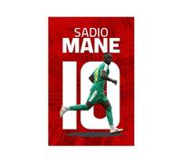 Poster su tela di Sadio Mane, decorazione per camera da letto, ufficio, stanza, regalo, 60 x 90 cm