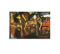 Poster su tela di Salvador Dalì La metamorfosi di Narciso, poster artistico da parete per soggiorno e soggiorno (50 x 75 cm)
