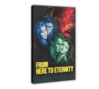 Poster su tela "From Here to Eternity", decorazione per camera da letto, ufficio, stanza, regalo, 50 x 75 cm