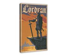 Poster su tela Game Poste Dark Souls 38, decorazione per camera da letto, sport, ufficio, camera da letto, regalo, stile cornice, 20 x 30 cm