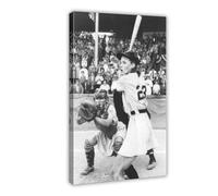 Poster su tela, motivo: "A League of their Own Lori Petty", decorazione per camera da letto, per ufficio, camera da letto, regalo, con cornice, 20 x 30 cm