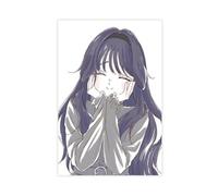 Poster su tela, motivo: anime The Fragrant Flower Blooms with Dignity (21), decorazione per camera da letto, ufficio, camera da letto, regalo, dimensione: 40 x 60 cm