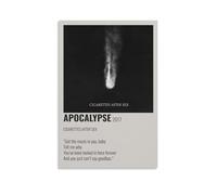 Poster su tela, motivo: Apocalypse by Cigarettes After SexClassic, attore e cantante, poster di celebrità, stampa su tela, decorazione per la casa, 40 x 60 cm